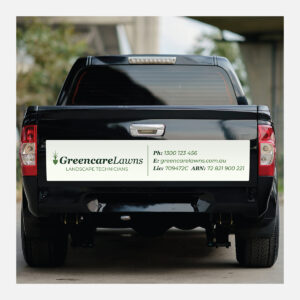 Rectangle Gloss White Vinyl Car Decals