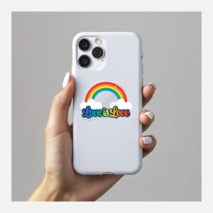 Custom Gloss Clear Vinyl Stickers