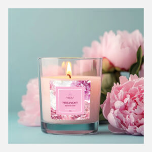 Square Labels on Gloss White Synthetic